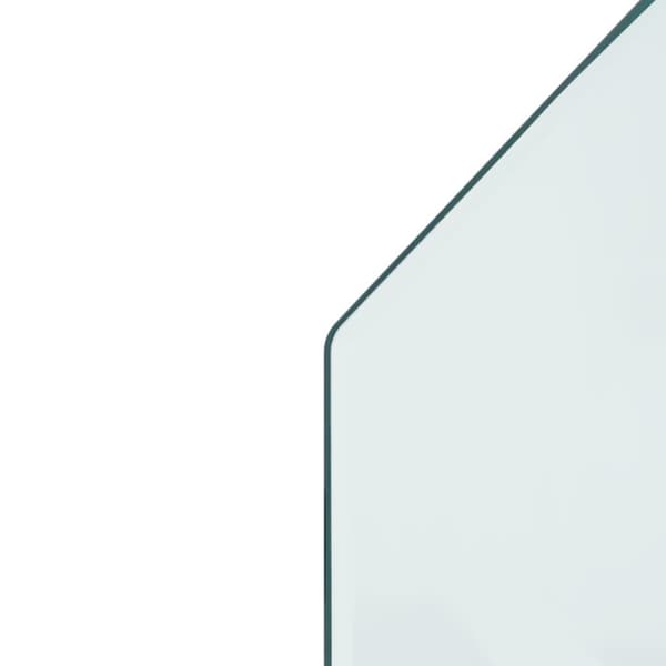 vidaXL Glassplate for peis sekskantet 120x60 cm