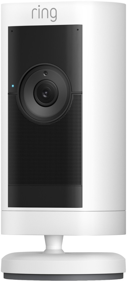 Ring - Stick Up Cam Pro Security Camera White