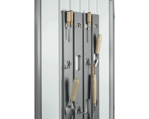 Biohort tuinhuis, maat 150, 155 x 83 x 182,5 cm, donkergrijs metallic