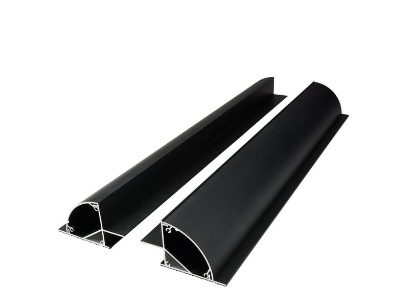 WATTSTUNDE Solarmodul Halterung HSA  55/S ALU Schwarz Halterung geeignet für Solarmodule mit einer Länge von max. 55 cm