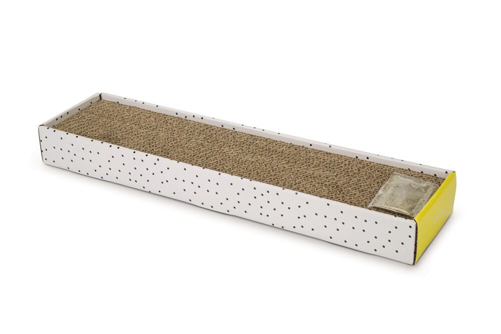 Beeztees Pula - Krabplank - Wit Bruin - 10x47x10 cm