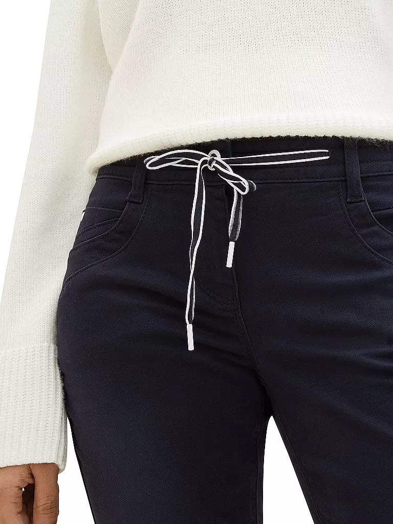 TOM TAILOR Hose Tapered Relaxed Fit blau