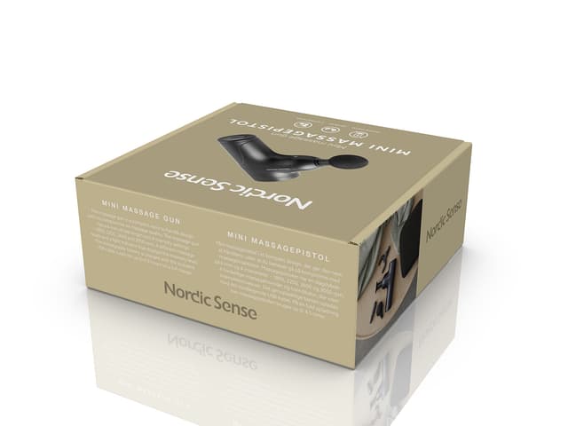 Nordic Sense Mini massagepistol Sort