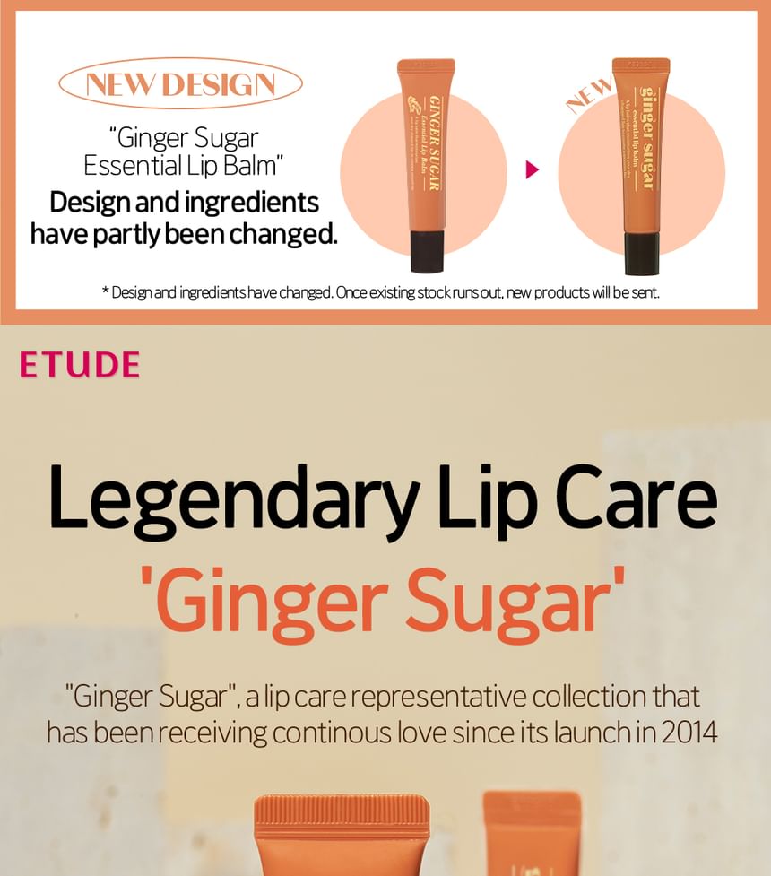 ETUDE - Gembersuiker Essentiële Lippenbalsem