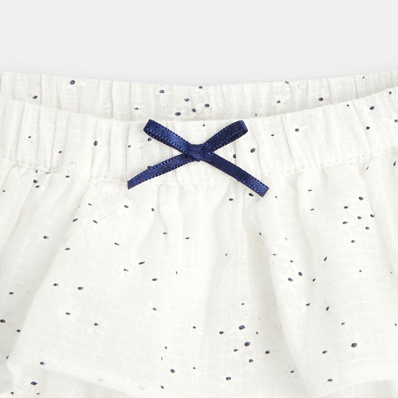 Jupe short bébé fille à volants Absorba Aucune nuance