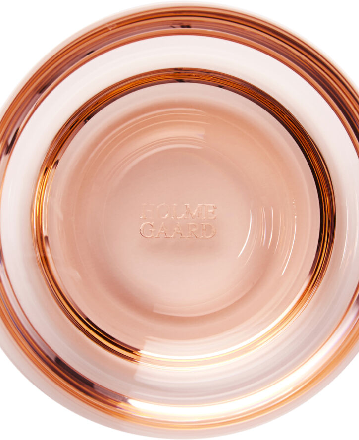 Holmegaard Flow Vandglas 35 cl champagne Lyserød