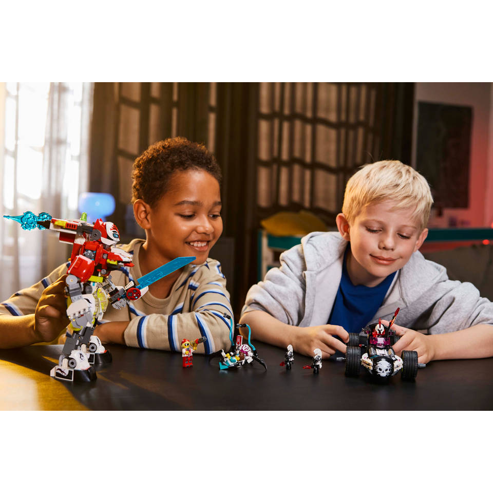 LEGO DREAMZzz Coopers tijgermecha en Zero's hot rod auto 71497