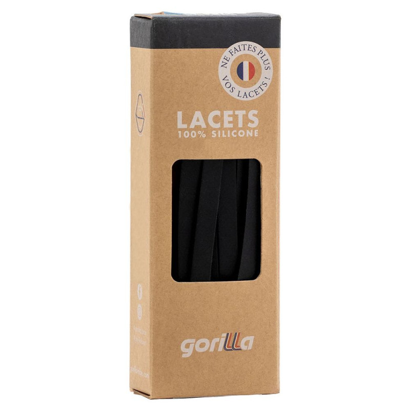 Gorilla Gorilla Lacets Larges Charbon
