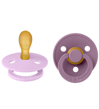 BIBS Colour Schnuller - 2er-Pack - Gr. 2 - Symmetrisch - Violett
