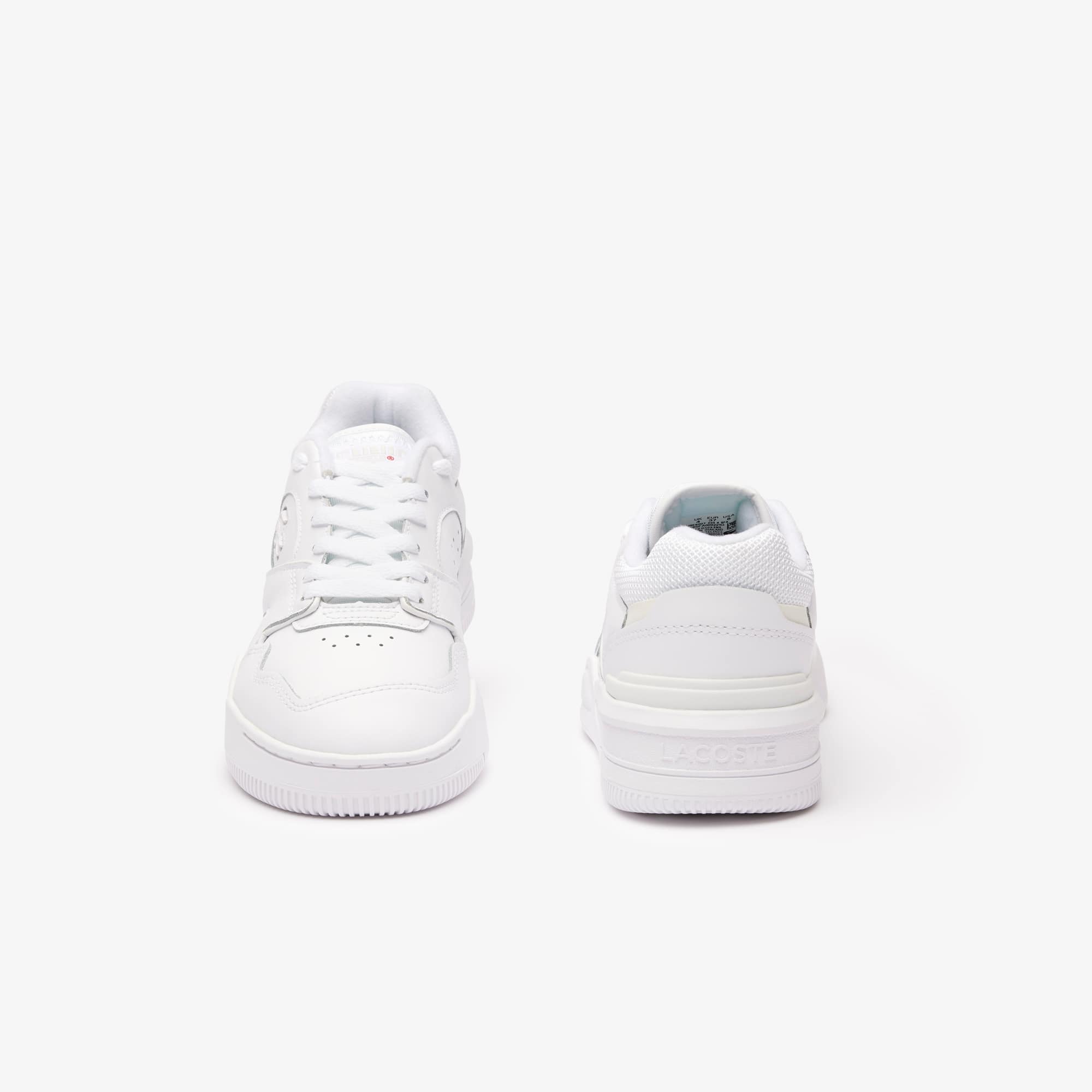 Sneakers Lineshot femme en cuir talon siglé Sneakers - Blanc - Lacoste - Femme
