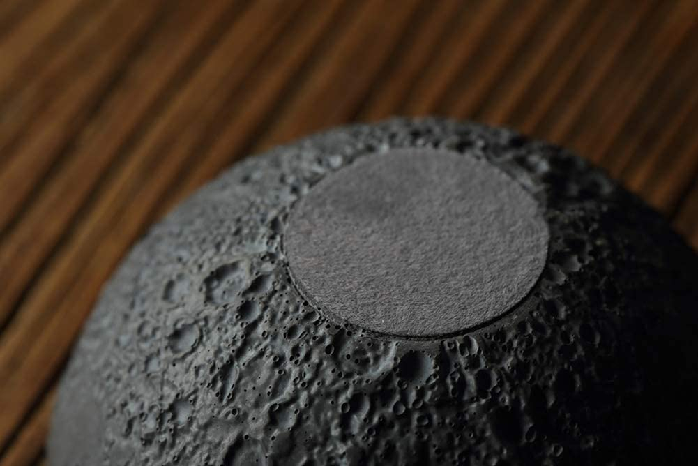 Designer Aschenbecher mit Deckel Outdoor Deko Mond Aschenbecher - Anthrazit