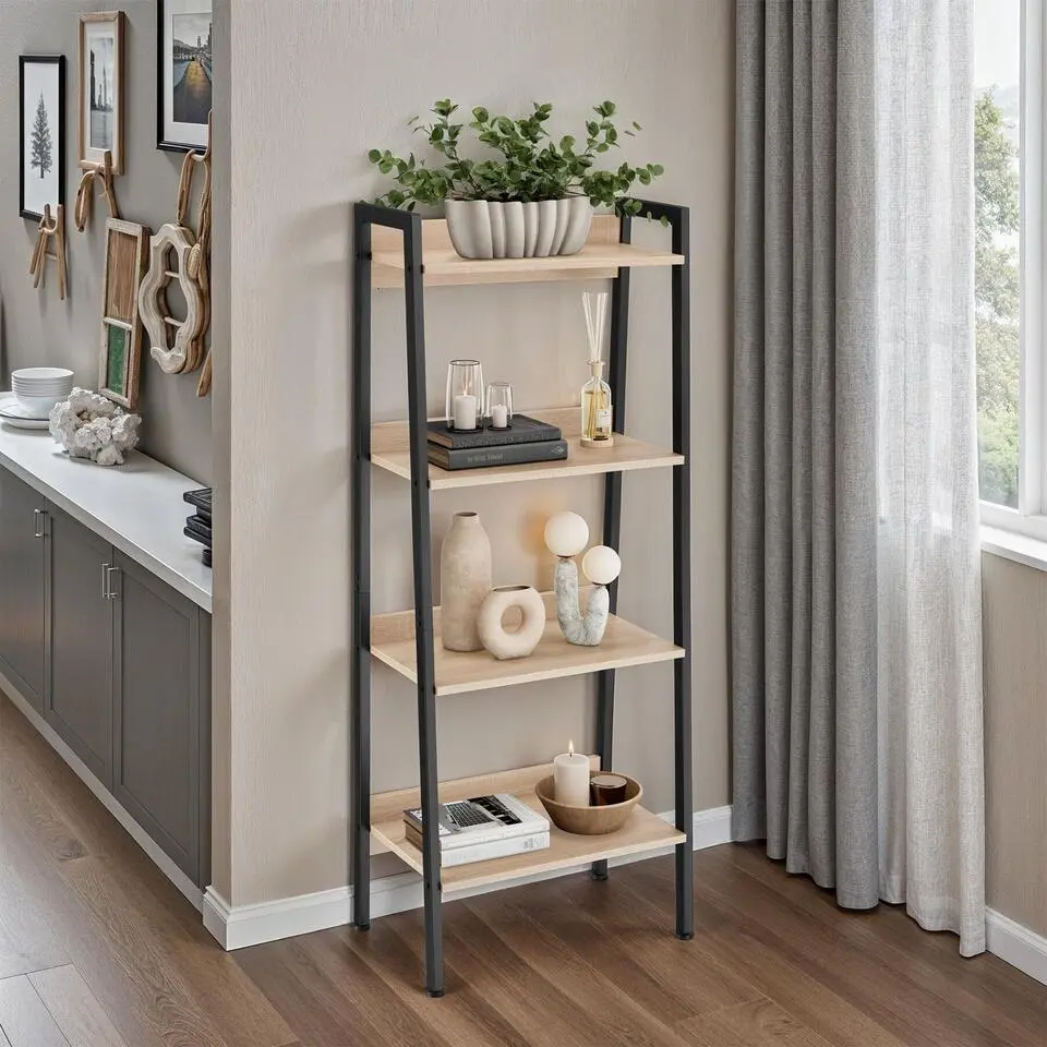 tectake Wandrek, Industrieel Licht Hout, Eiken Sonoma