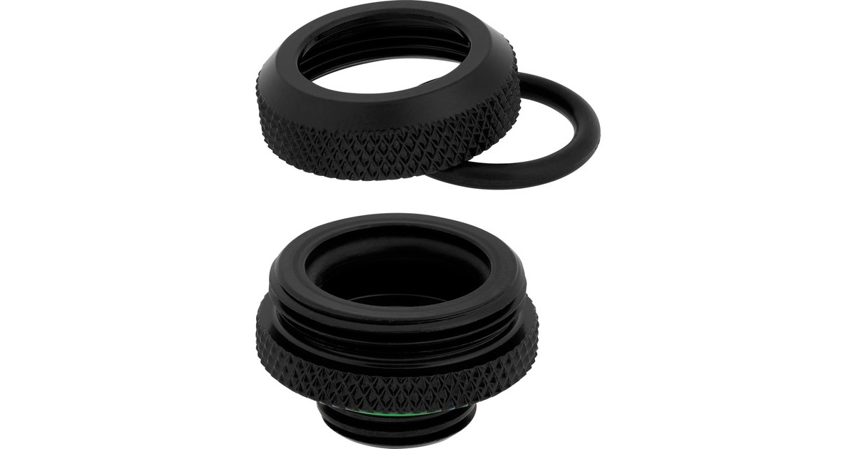 CorsairHydro X Series XF Hardline, 14 mm OD verbinding  (Zwart, 4 stuks)