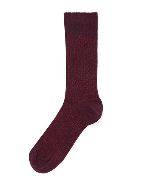 chaussettes homme 1 paire avec point graphique violet foncé