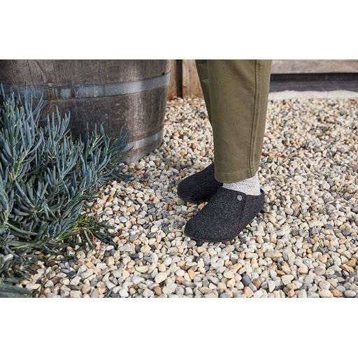 Birkenstock Zermatt Filt Hjemmesko, Grå, 40