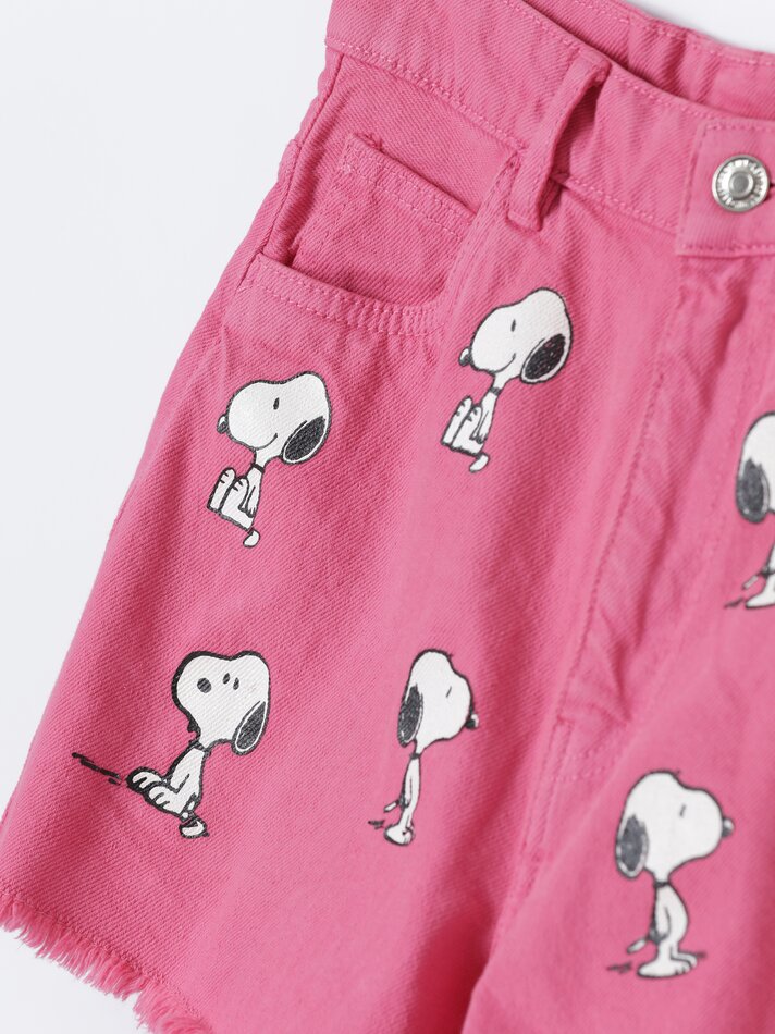 Calções estampados Snoopy Peanuts™ - Fúcsia