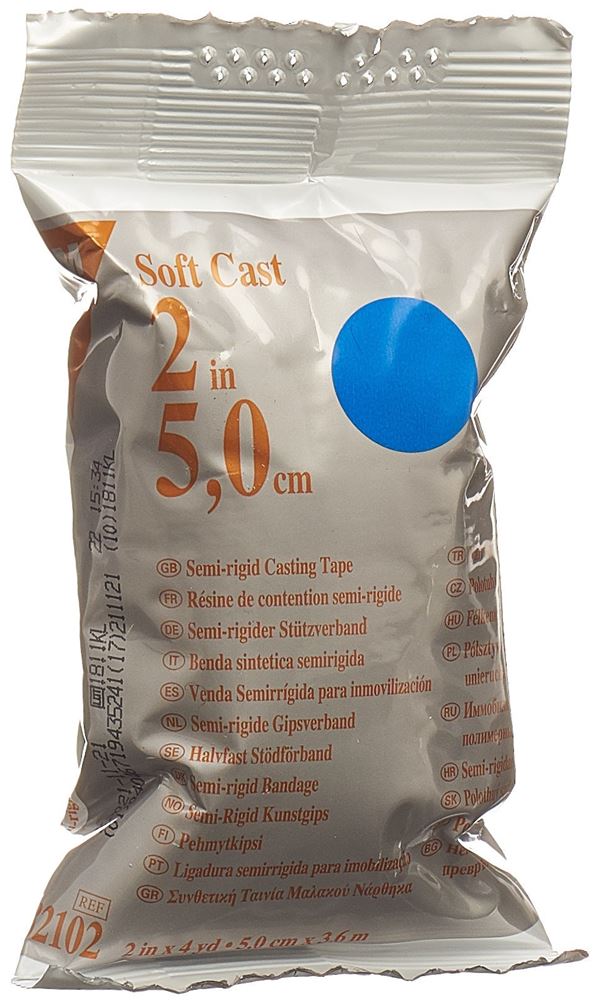 SCOTCHCAST Scotchcast Softcast 5cmx3.65m blau 1 Stk