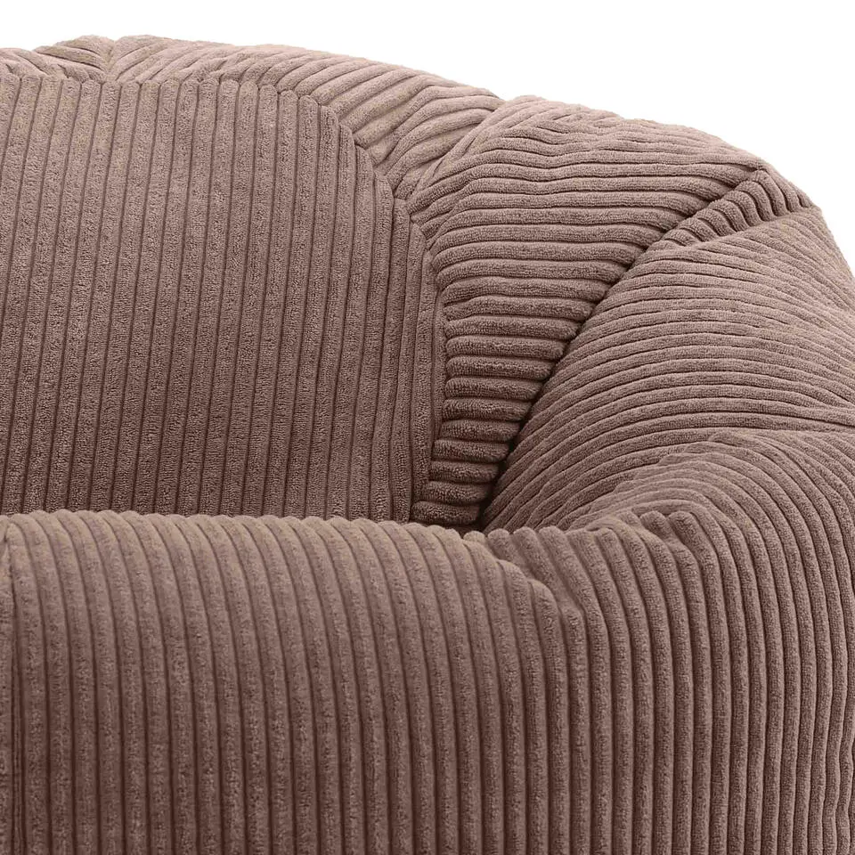Set van 2 icon Zitzak Kingston - Corduroy Zitzak Volwassenen - Mokka