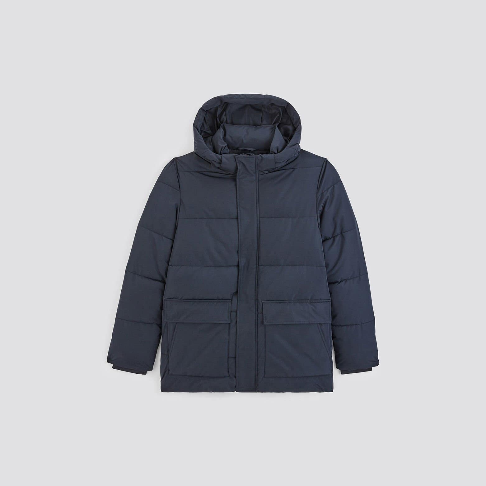 Doudoune col montant Bleu foncé