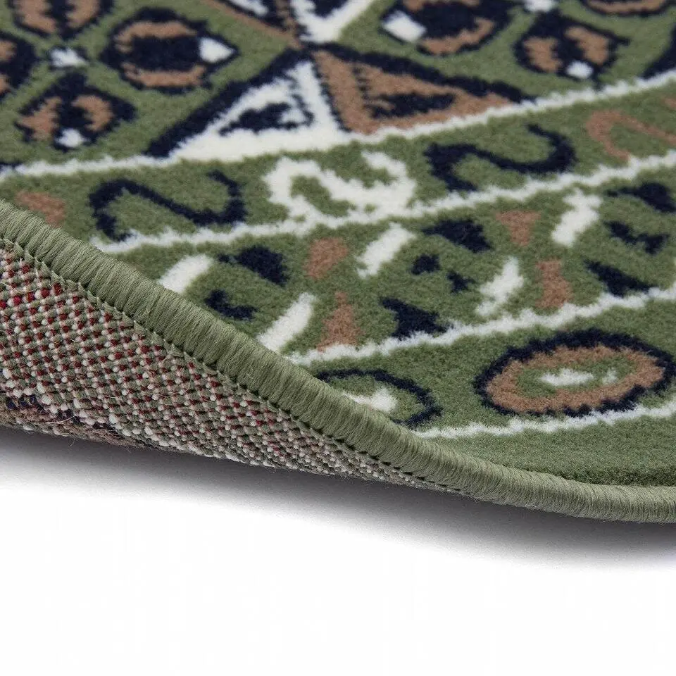 Interieur05 rond vintage vloerkleed Marad groen - 235 x 235 cm