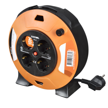 Handson Kabelbox 4-voudig RA 10 Meter