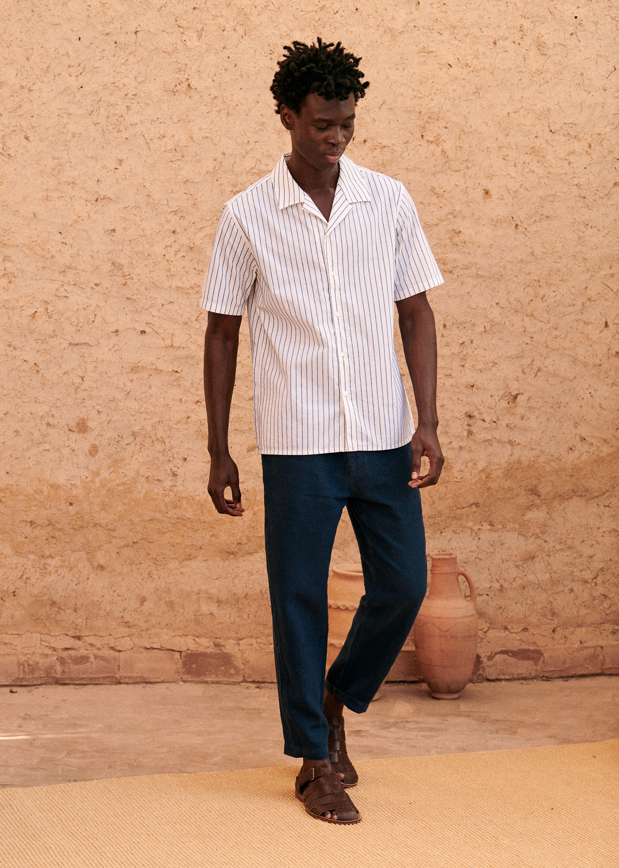 Pantalon Shane - Marine - E-SHOP/BAS Pantalons 5905609