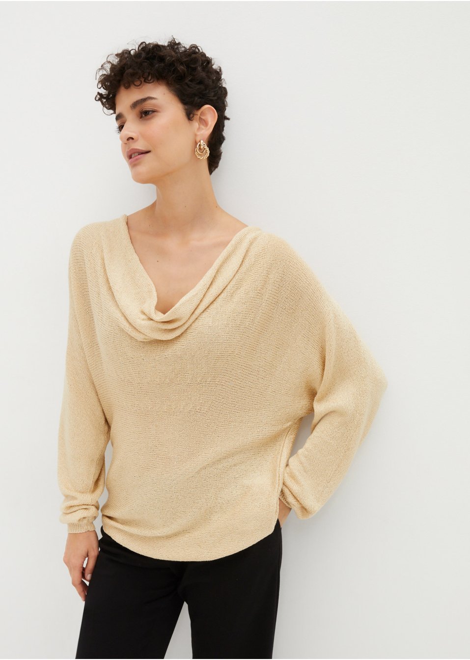 Pull col bénitier