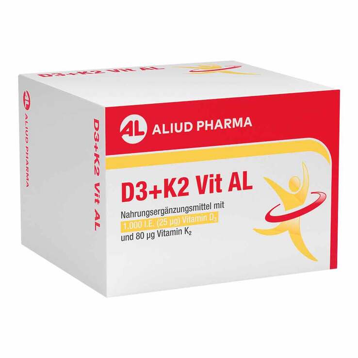 D3 + K2 Vit AL 1000 I.E. / 80 µg Kapseln, 90 St