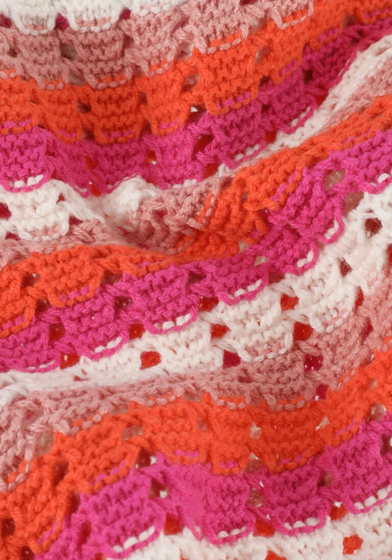 FREEBIRD roze freebird trui knit-point-stripe-cot-23-1