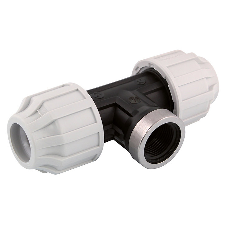 Té femelle Interplast PEHD Ø20 mm, 1/2