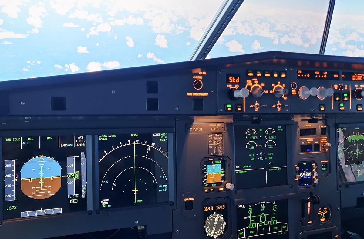 Flugsimulator A320 für 2 Langenfeld (120 Min.)