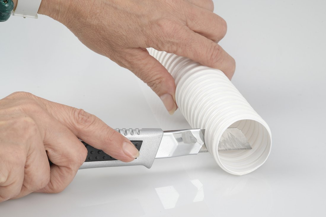 Sapho flexibele afvoerbuis 100cm bocht