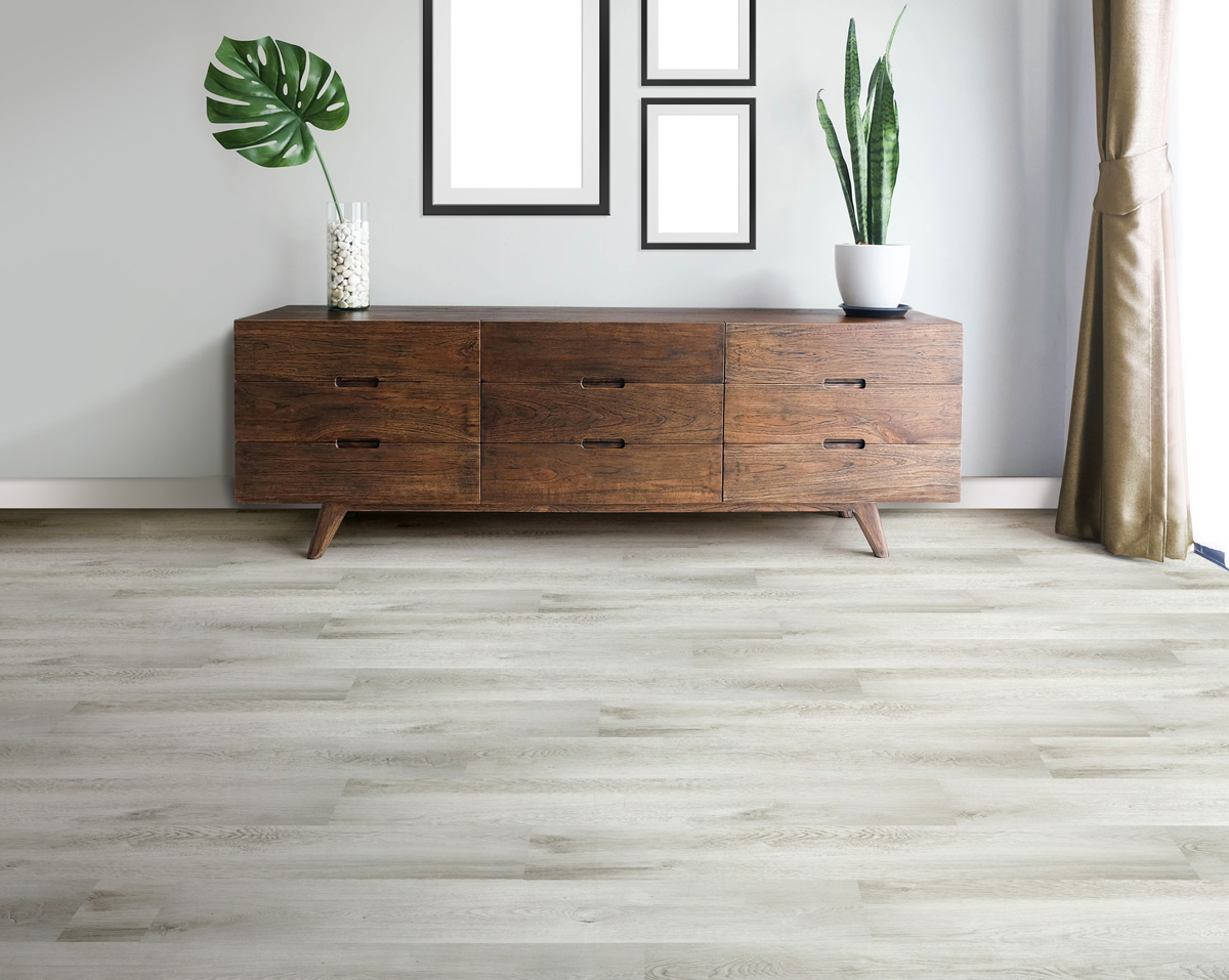 KS Vinyl tegelvloer grijs eiken 22.8x122cm