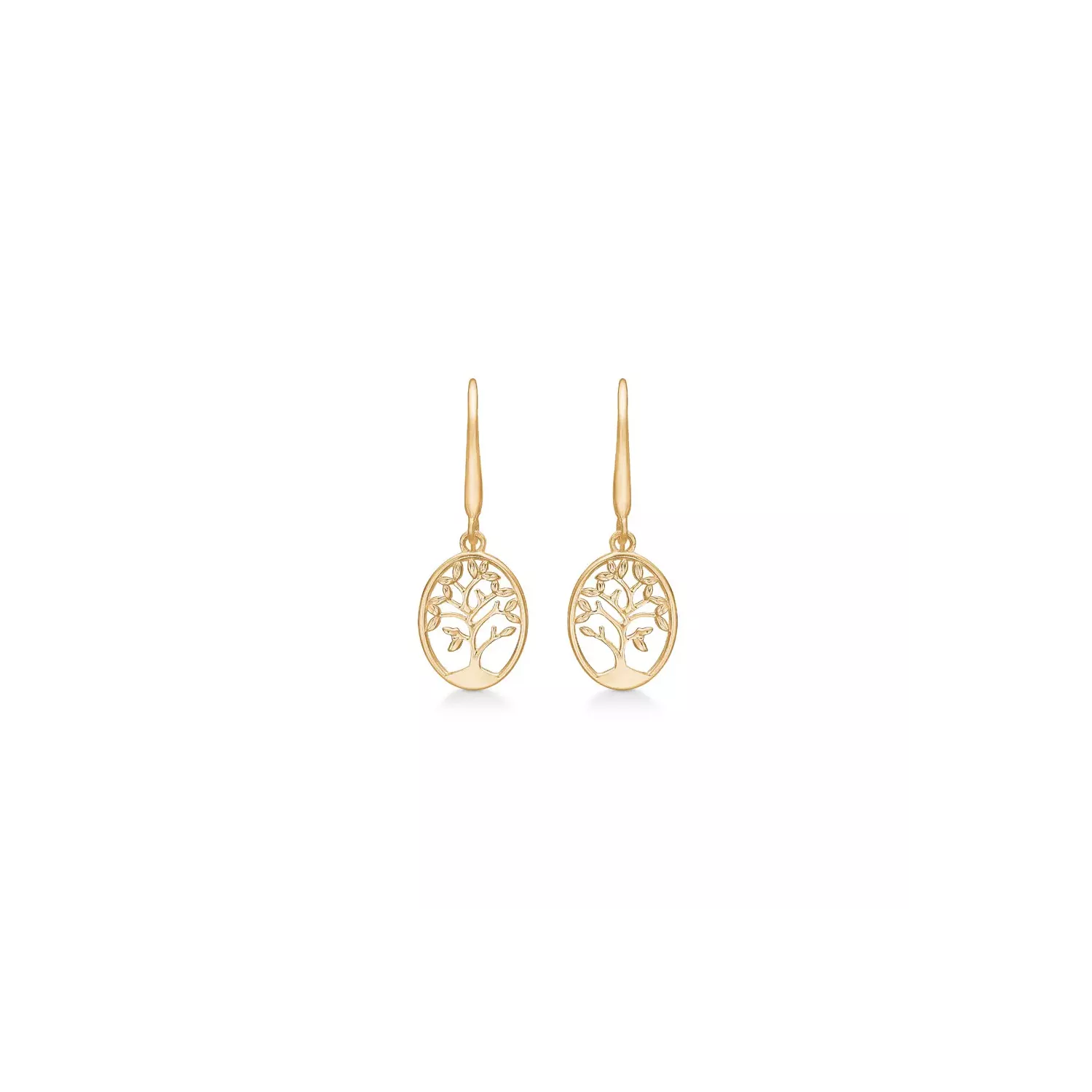 Mads Z Tree of Life Øreringe 8 kt. Guld 3310111