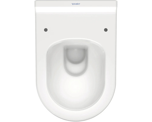 DURAVIT wandcloset Starck 3, diepe spoeling, open rand, glanzend wit, zonder toiletzitting, 2527090000
