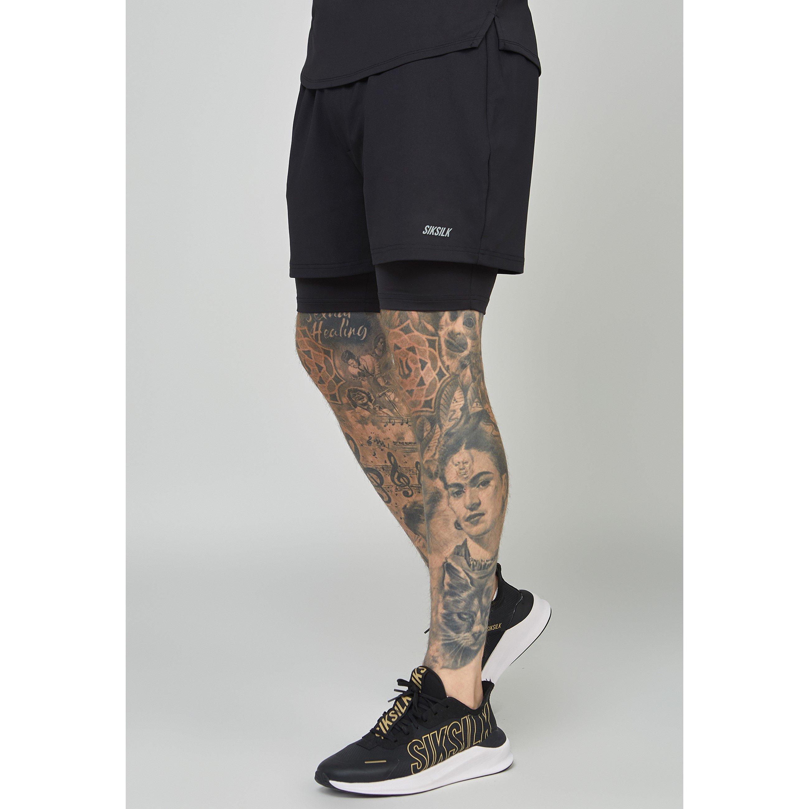SikSilk Dual Shorts Sn99