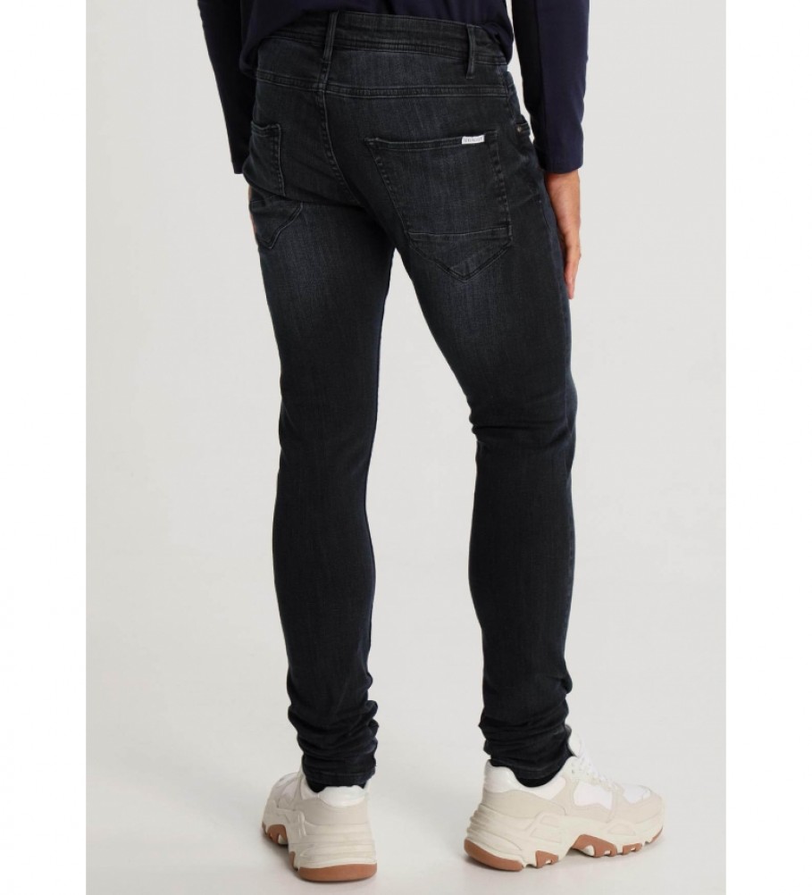 Calças jeans azul marinho Six Valves