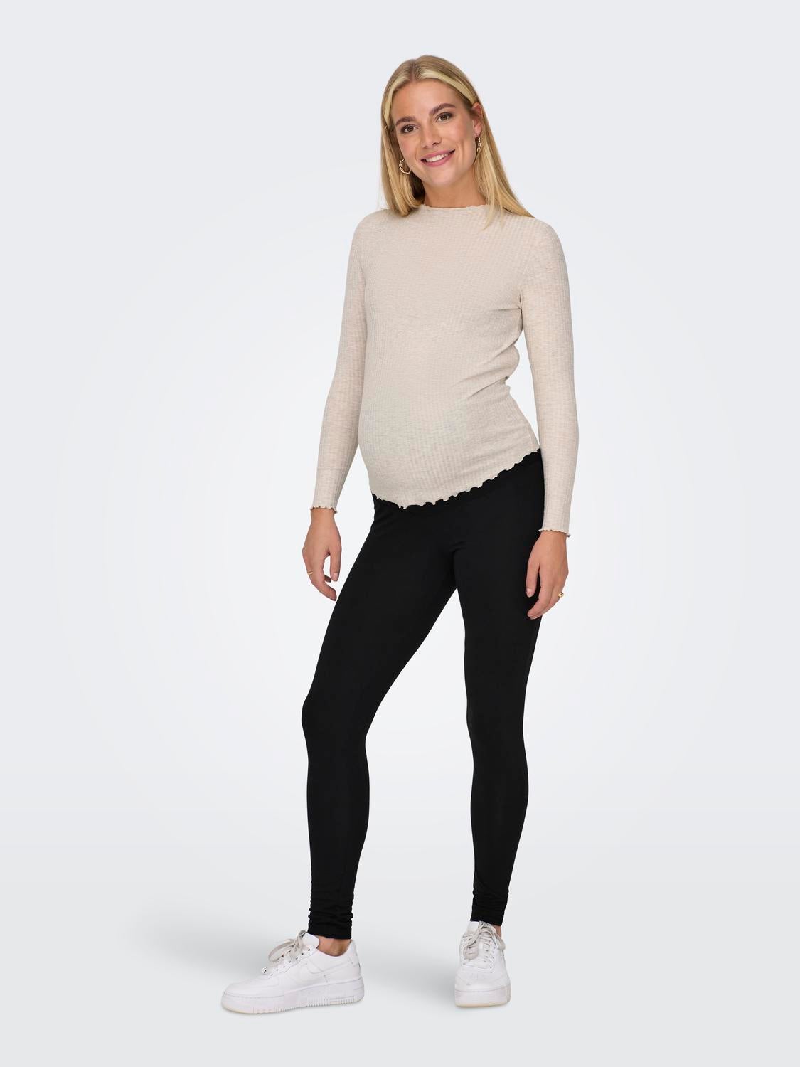 OLMLOVELY Hohe Taille Slim Fit Leggings Black