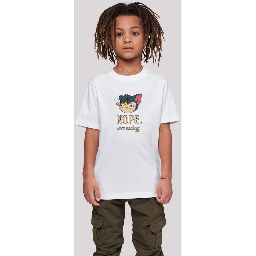 F4NT4STIC T-Shirt Tom and Jerry TV Serie Nope Not Today weiß