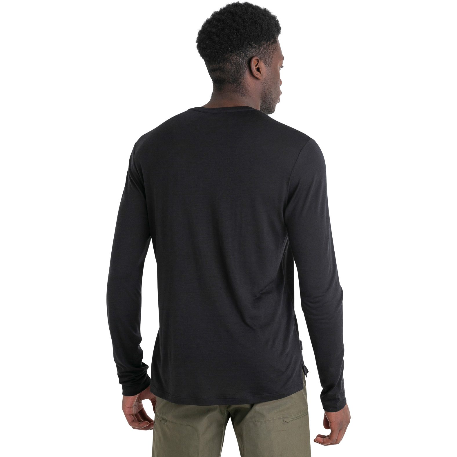 Icebreaker Merino 125 Cool-Lite Sphere III Longsleeve Herren schwarz
