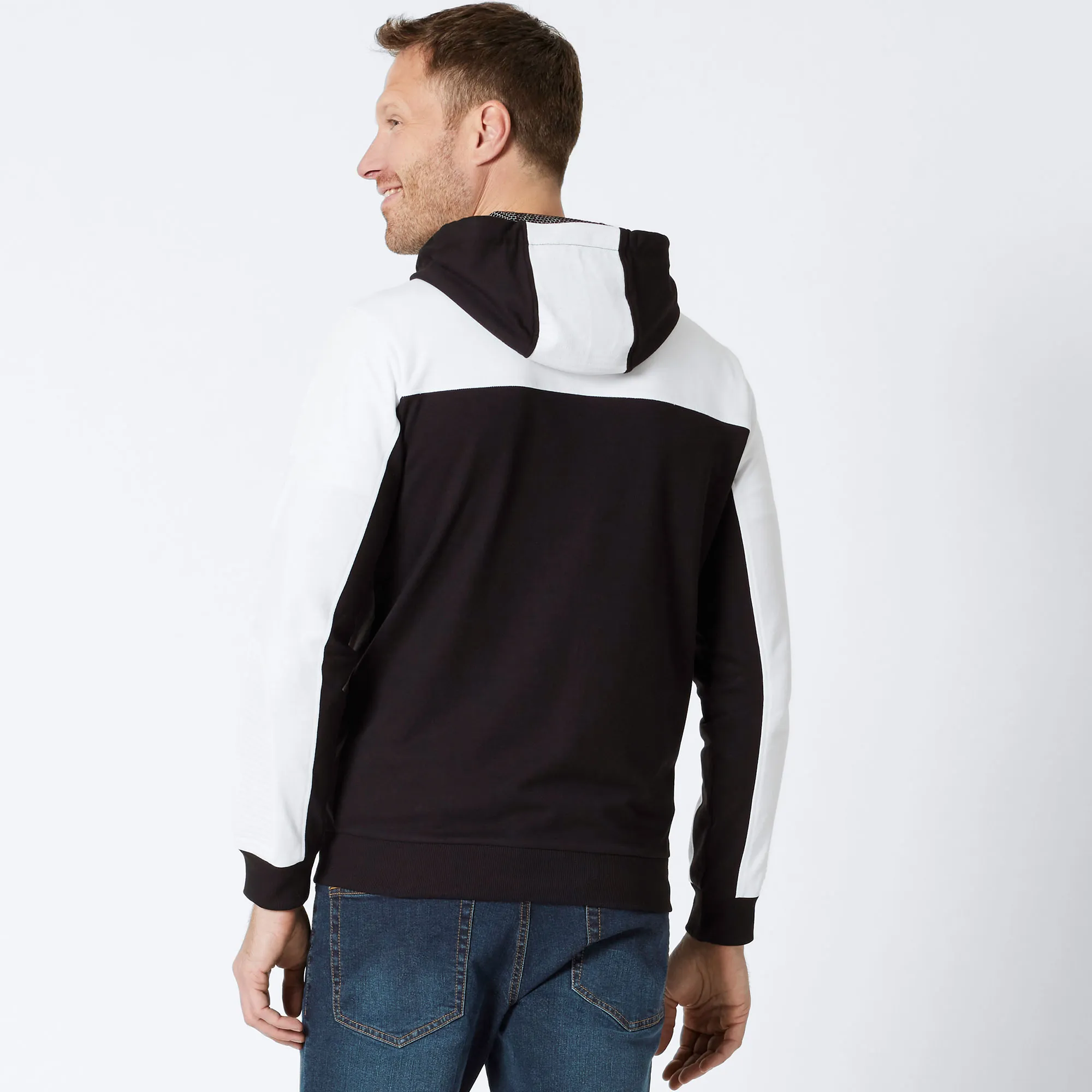 Herren-Sweatjacke mit Kapuze