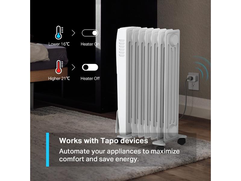 TP-Link Smart Temperatur- und Luftfeuchtigkeitssensor Tapo Intelligenter Temperatur- und Luftfeuchtigkeitssensor – Verfolgen Sie das Klima in Ihrem Haus