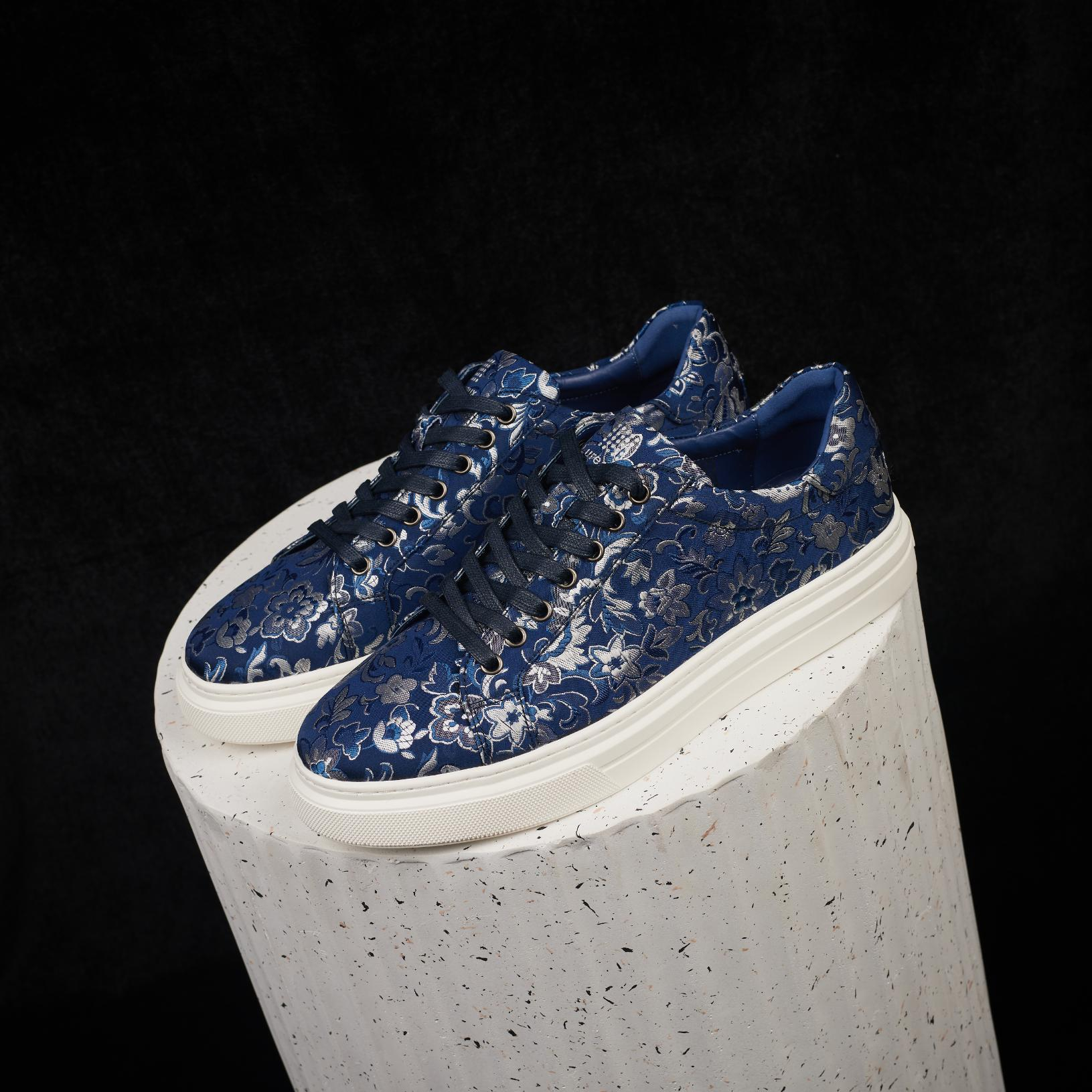 Blue Sky Flower Sneakers