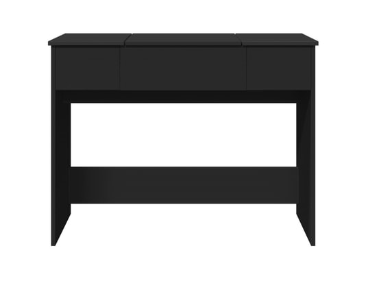 VIDAXL - Coiffeuse avec miroir noir 100x45x76 cm