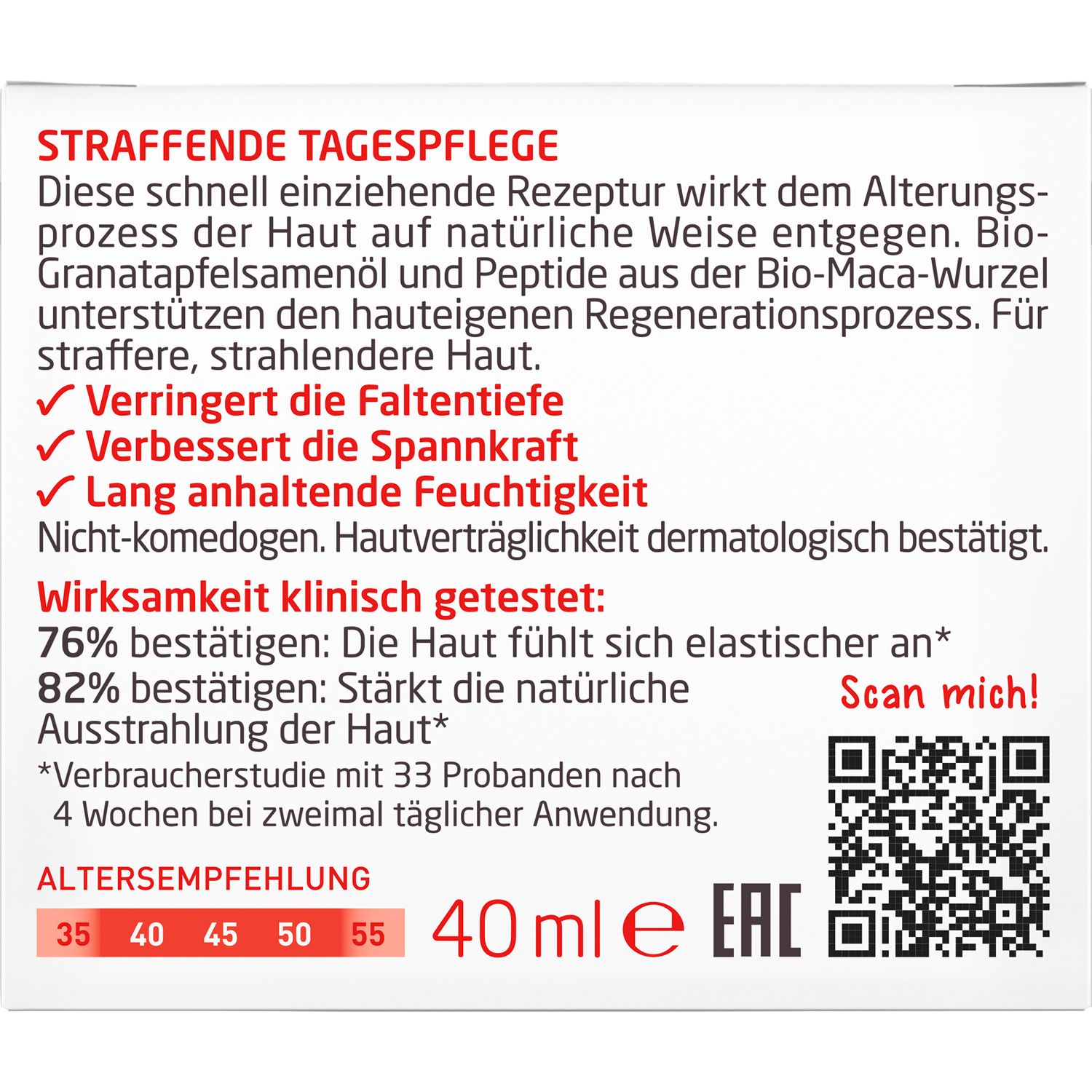 Weleda Straffende Tagespflege Granatapfel & Maca-Peptide - mindert Falten & strafft