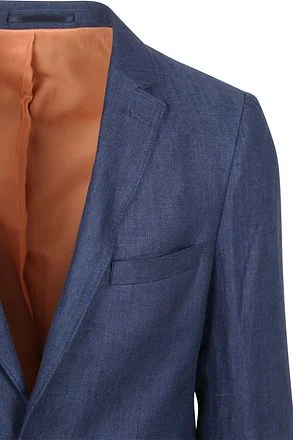 Suitable Blazer Linnen Panama Navy BL-LINPAN-25.03 navy kopen