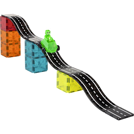 MAGNA-TILES racerbil magnetisk byggesæt 40 dele