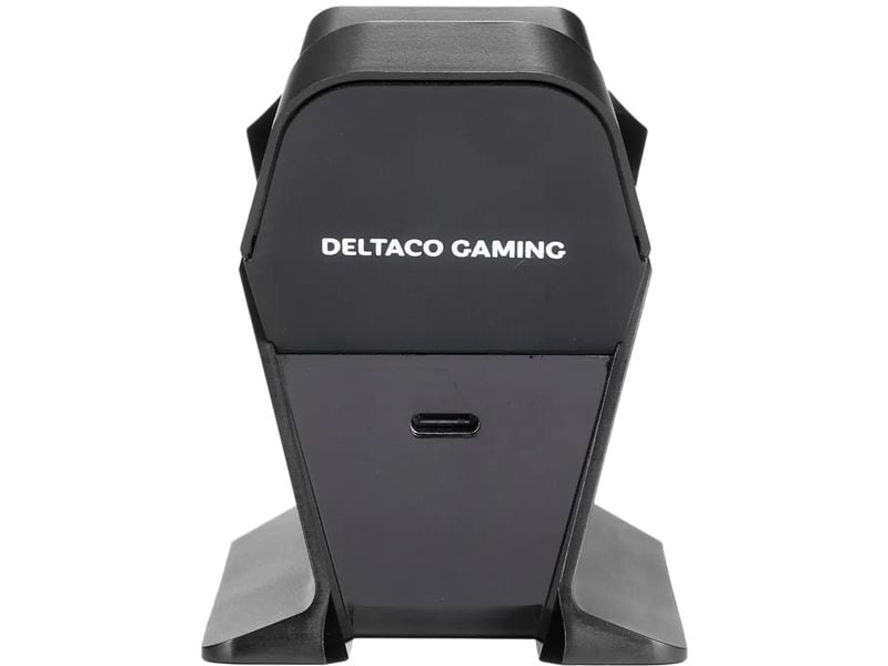 DELTACO Ladestation Dual Charger PS5 Schwarz Ladestation für zwei Playstation 5-Controller