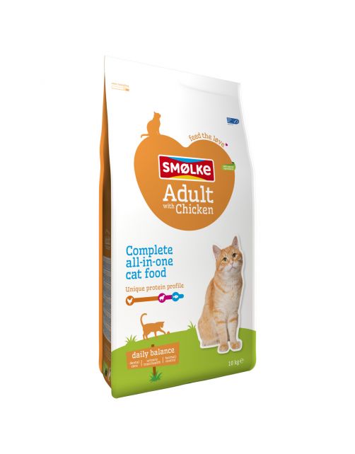 Smolke Cat Adult Kip&Lam&Vis - Kattenvoer