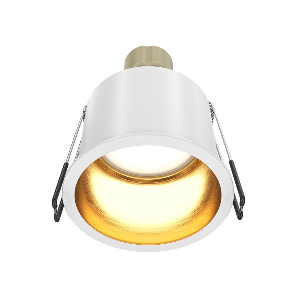 Reif inbouw plafondspot in wit en goud GU10 54mm